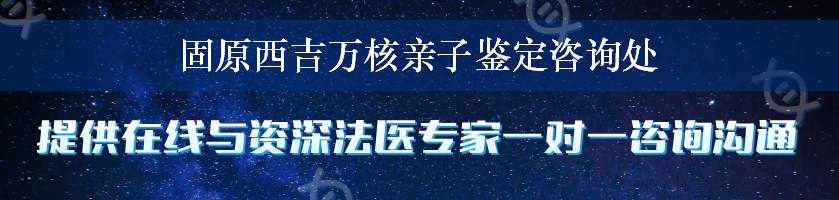 固原西吉万核亲子鉴定咨询处